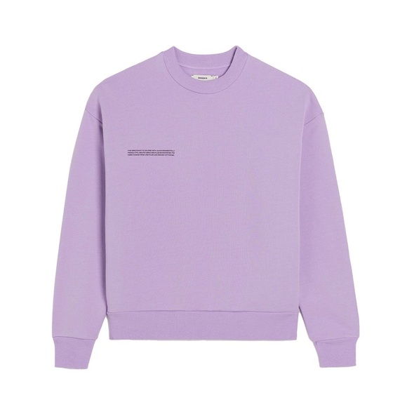 Pangaia /  365 Signature Luxe Orchid Purple Sweatshirt Athleisure small S - Picture 2 of 6